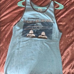 Men’s Small Star Wars postcard sleeveless